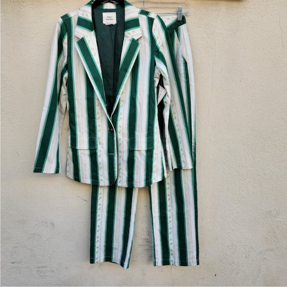 RVCA Pants - RVCA x Camille Row Striped Jacket Pants Set 27 S